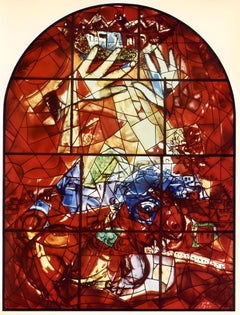 Chagall, tribu juive, fenêtres de Jérusalem (d'après)