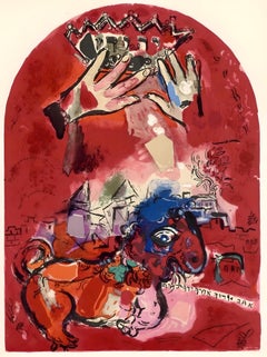 Chagall, tribu juive, fenêtres de Jérusalem (d'après)