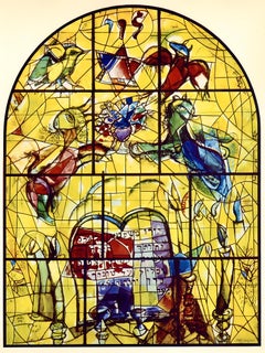 Vintage Chagall, Tribe of Levi, Jerusalem Windows (after)