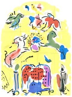 Chagall, Tribu de Leví, Marc Chagall, Las ventanas de Jerusalén (after)
