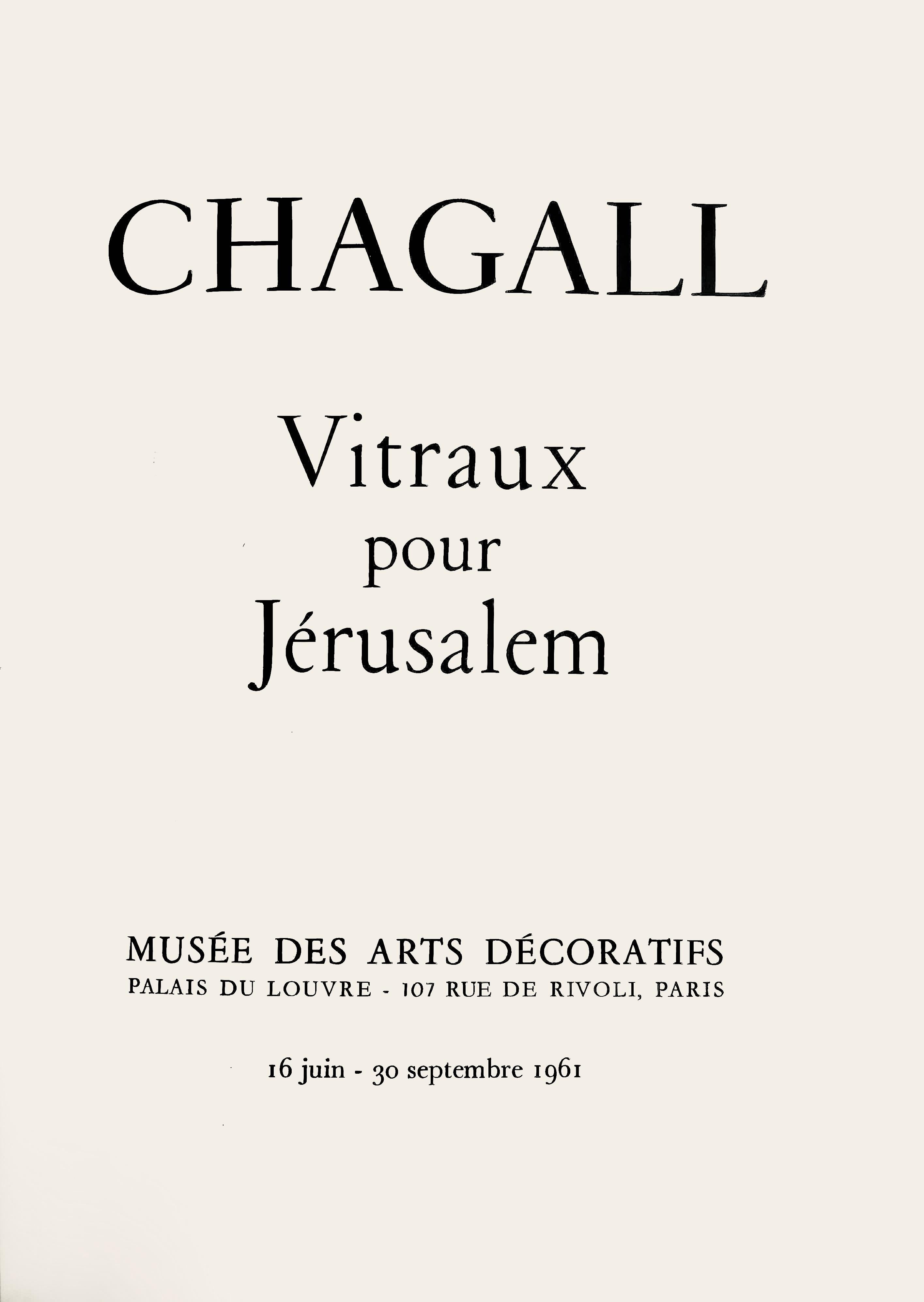 Chagall, Tribu de Leví, Vitraux pour Jérusalem (después de) en venta 1