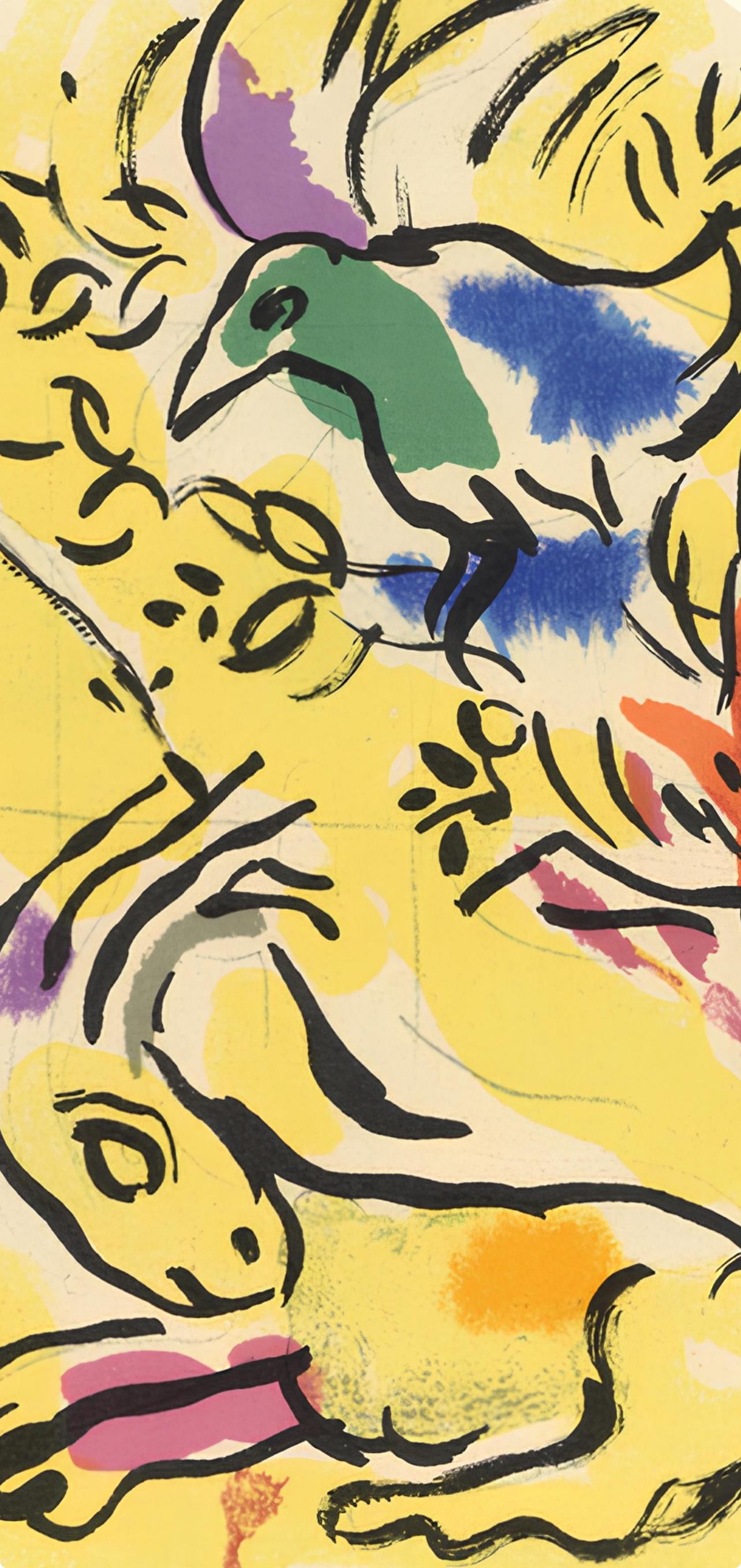 Chagall, Tribe of Naphtali, Vitraux pour Jérusalem (after) - Print by Marc Chagall