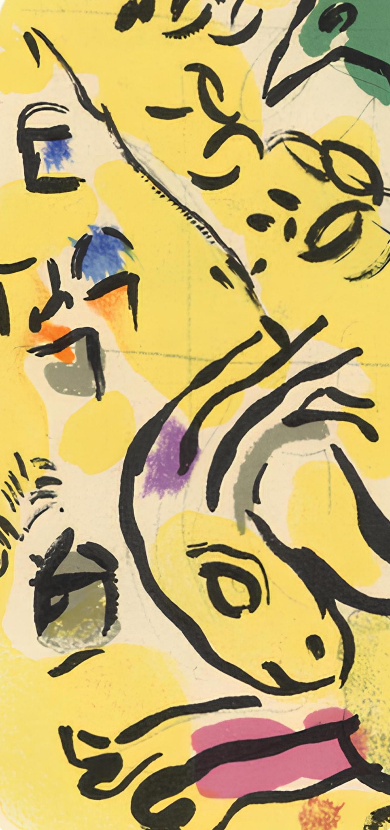 Chagall, Tribe of Naphtali, Vitraux pour Jérusalem (after) - Expressionist Print by Marc Chagall