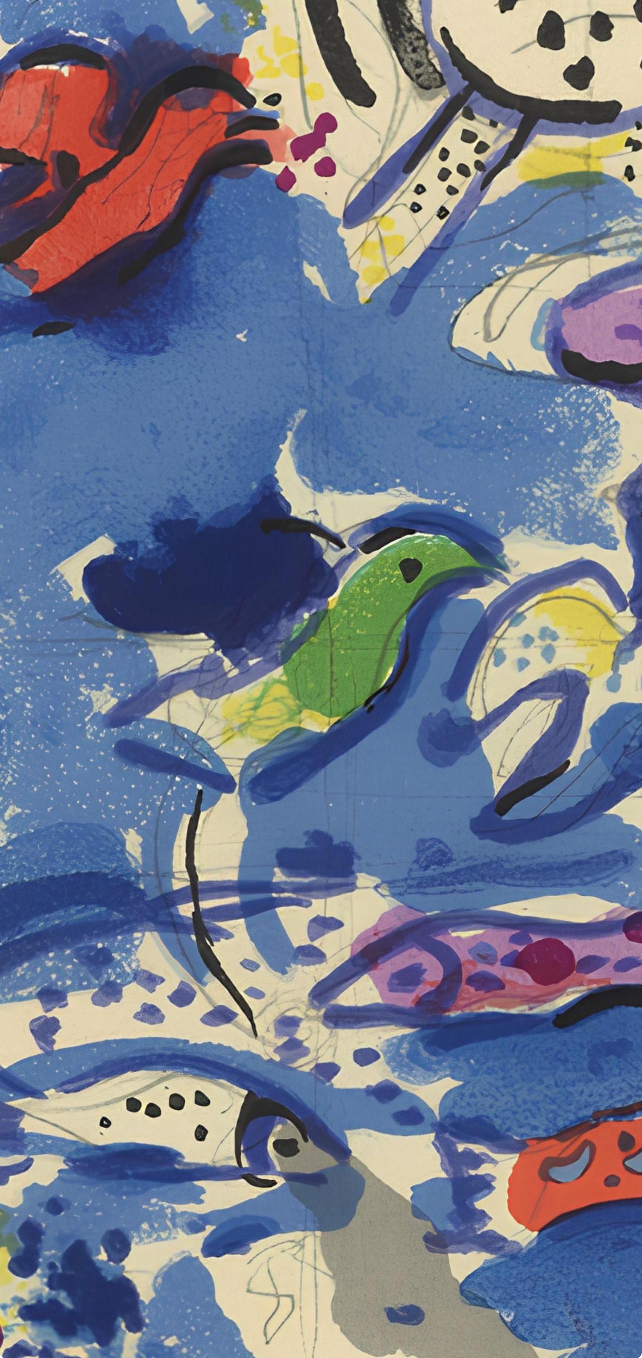 Chagall, Tribe of Reuben, Vitraux pour Jérusalem (after) - Expressionist Print by Marc Chagall