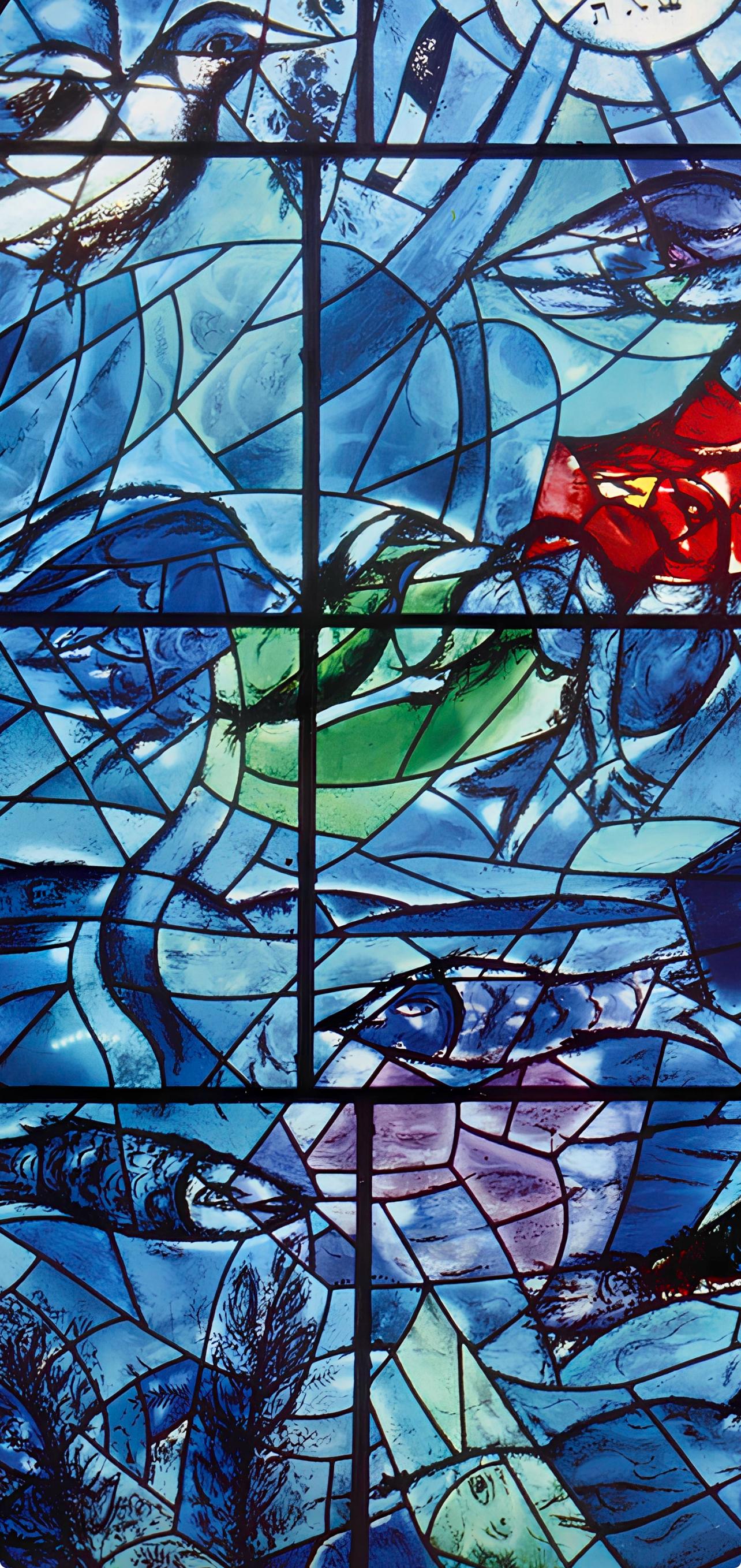 Chagall, Tribe of Reuben, Vitraux pour Jérusalem (after) - Expressionist Print by Marc Chagall