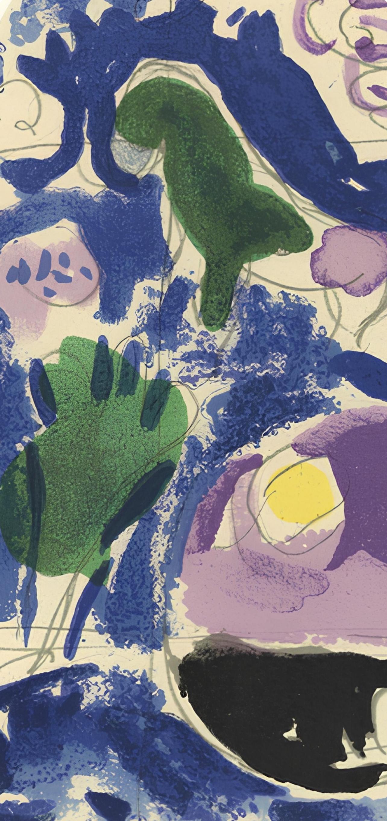 Chagall, Tribe of Simeon, Vitraux pour Jérusalem (after) - Expressionist Print by Marc Chagall