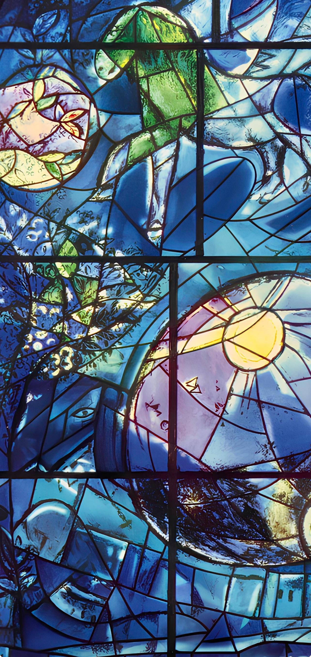 Chagall, Tribe of Simeon, Vitraux pour Jérusalem (after) - Expressionist Print by Marc Chagall