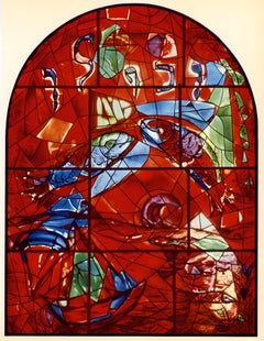 Chagall, tribu de Zebulun, fenêtres de Jérusalem (d'après)