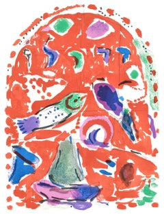 Chagall, Tribu de Zabulon, Marc Chagall, Les fenêtres de Jérusalem (after)
