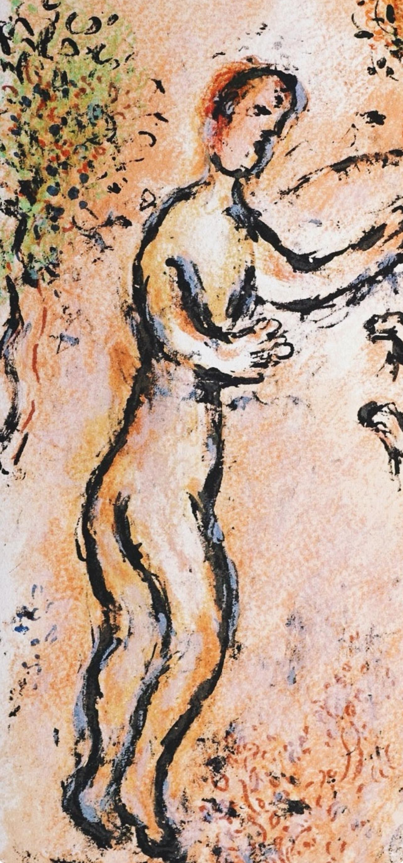 Chagall, Ulysses und Eumaios, Homer, Die Odyssee (after) - Expressionniste Print par Marc Chagall