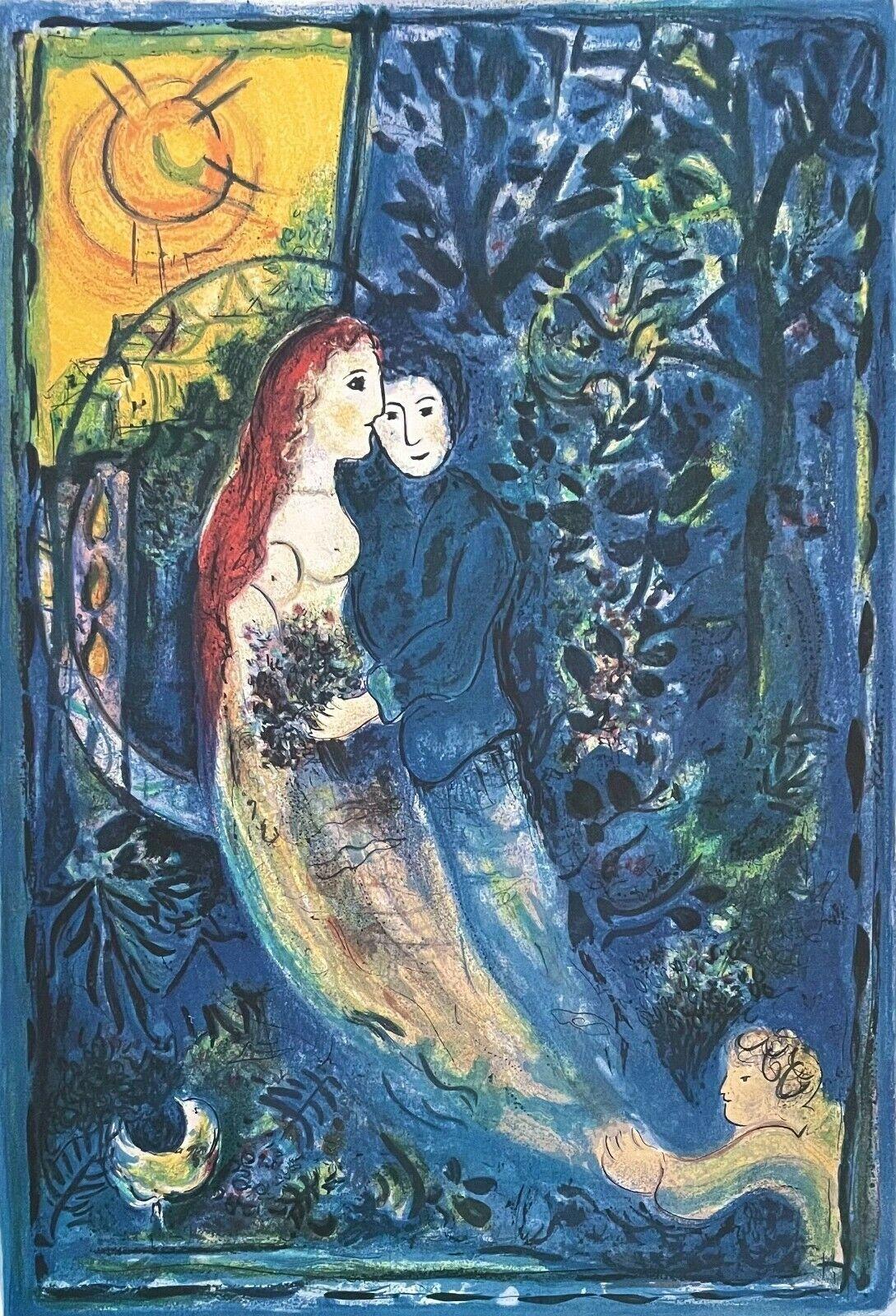 Marc Chagall Figurative Print - Chagall, Wedding