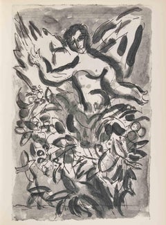 Cherub - Héliogravure by Marc Chagall - 1960