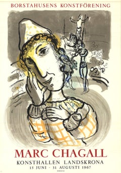 Circus with Yellow Clown By Marc Chagall
