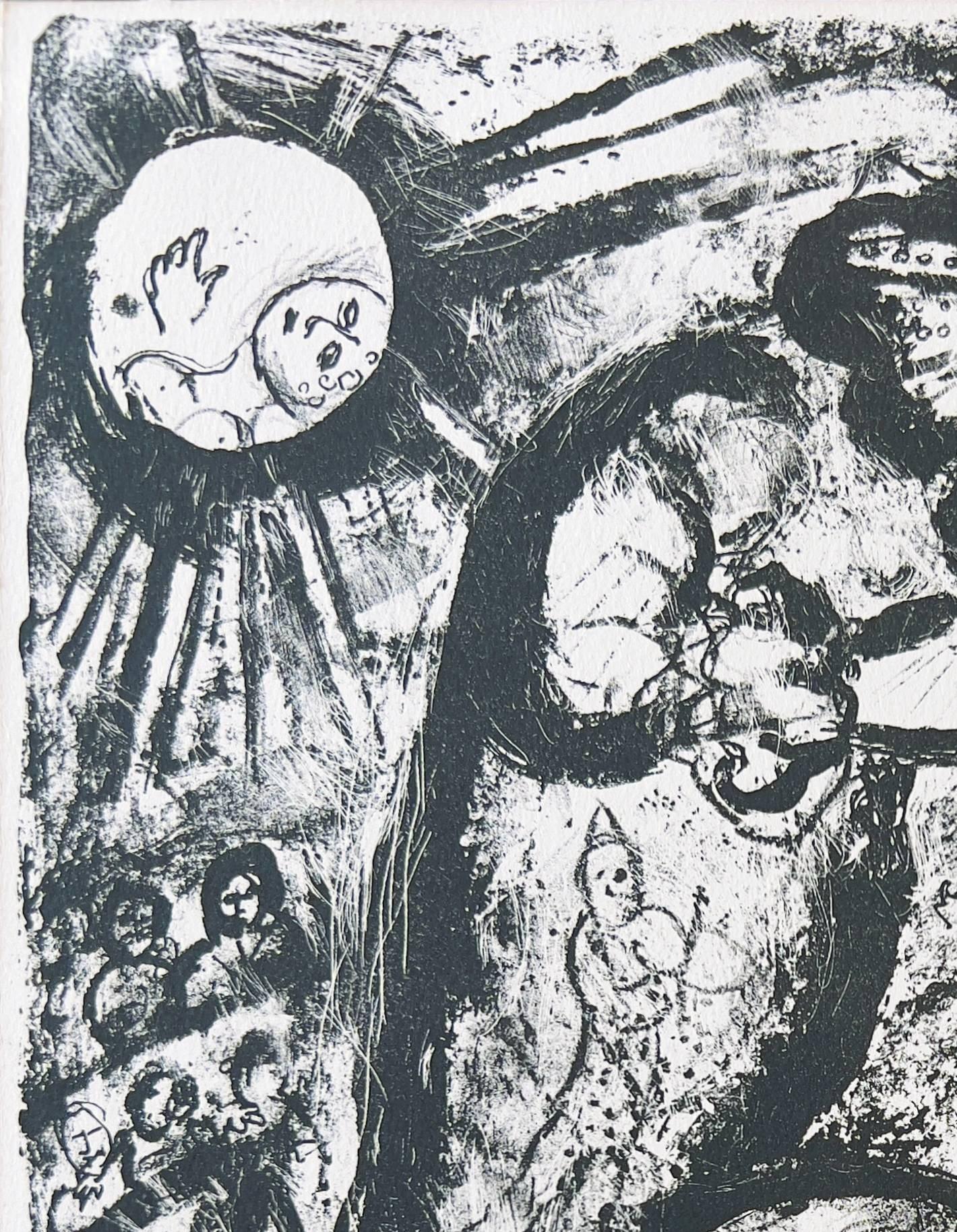 Cirque (Symbolismus), Print, von Marc Chagall