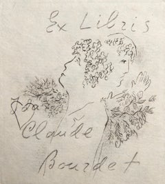 Claude Bourdet, Aguafuerte de Marc Chagall