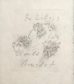 Claude Bourdet, Etching by Marc Chagall