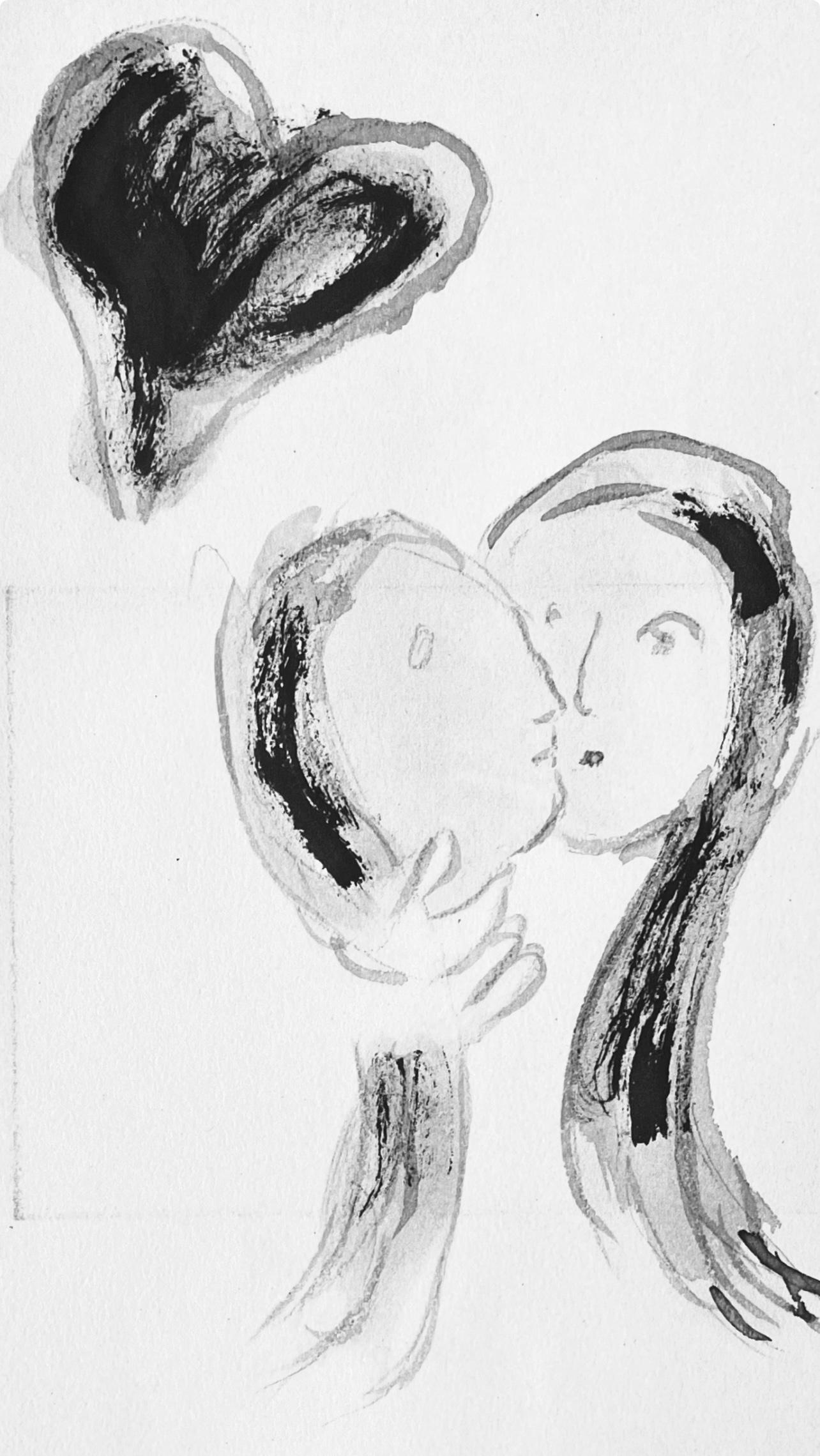 Composition, Contes de Boccace, Verve: Revue Artistique et Littéraire - Print by Marc Chagall