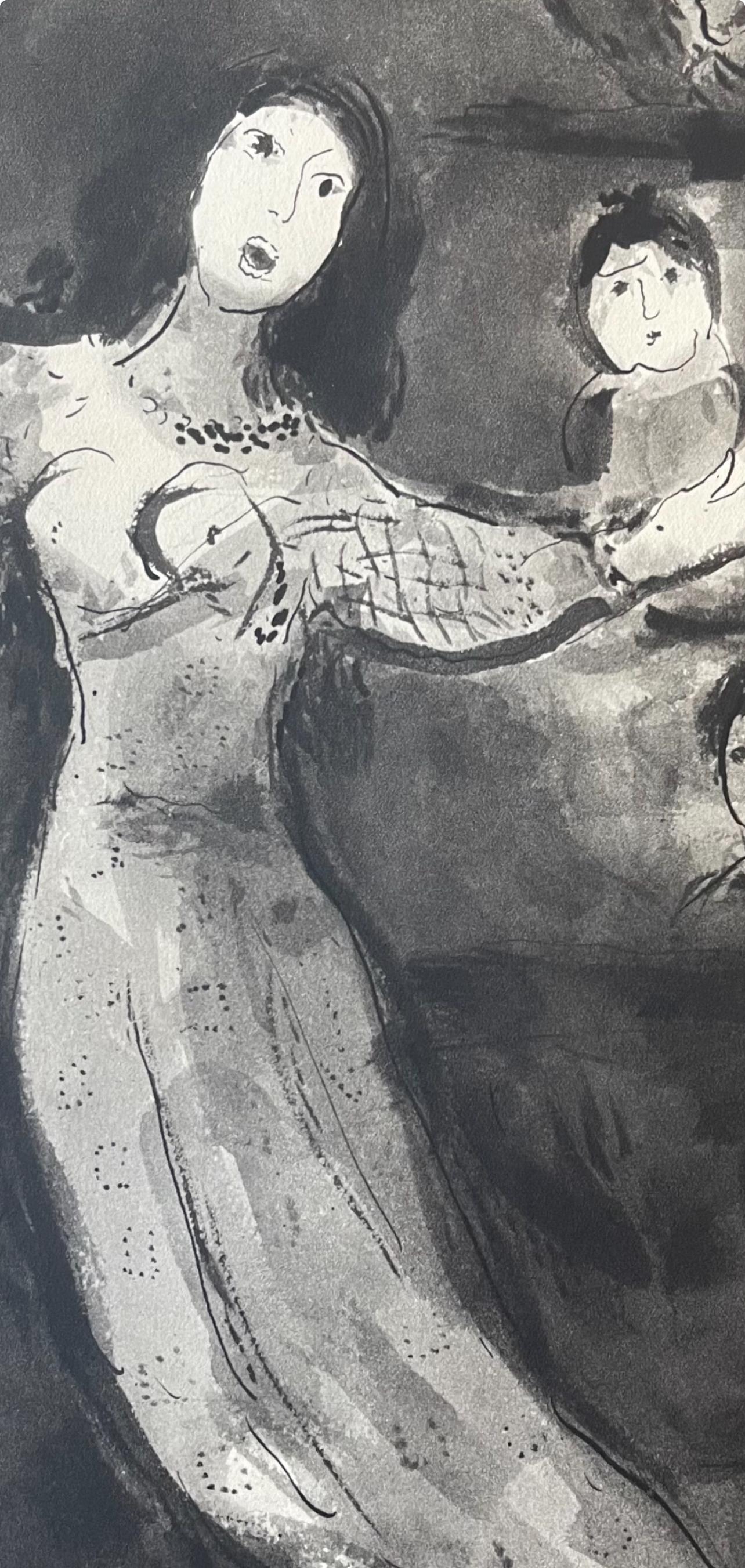 Composition, Contes de Boccace, Verve: Revue Artistique et Littéraire - Print by Marc Chagall