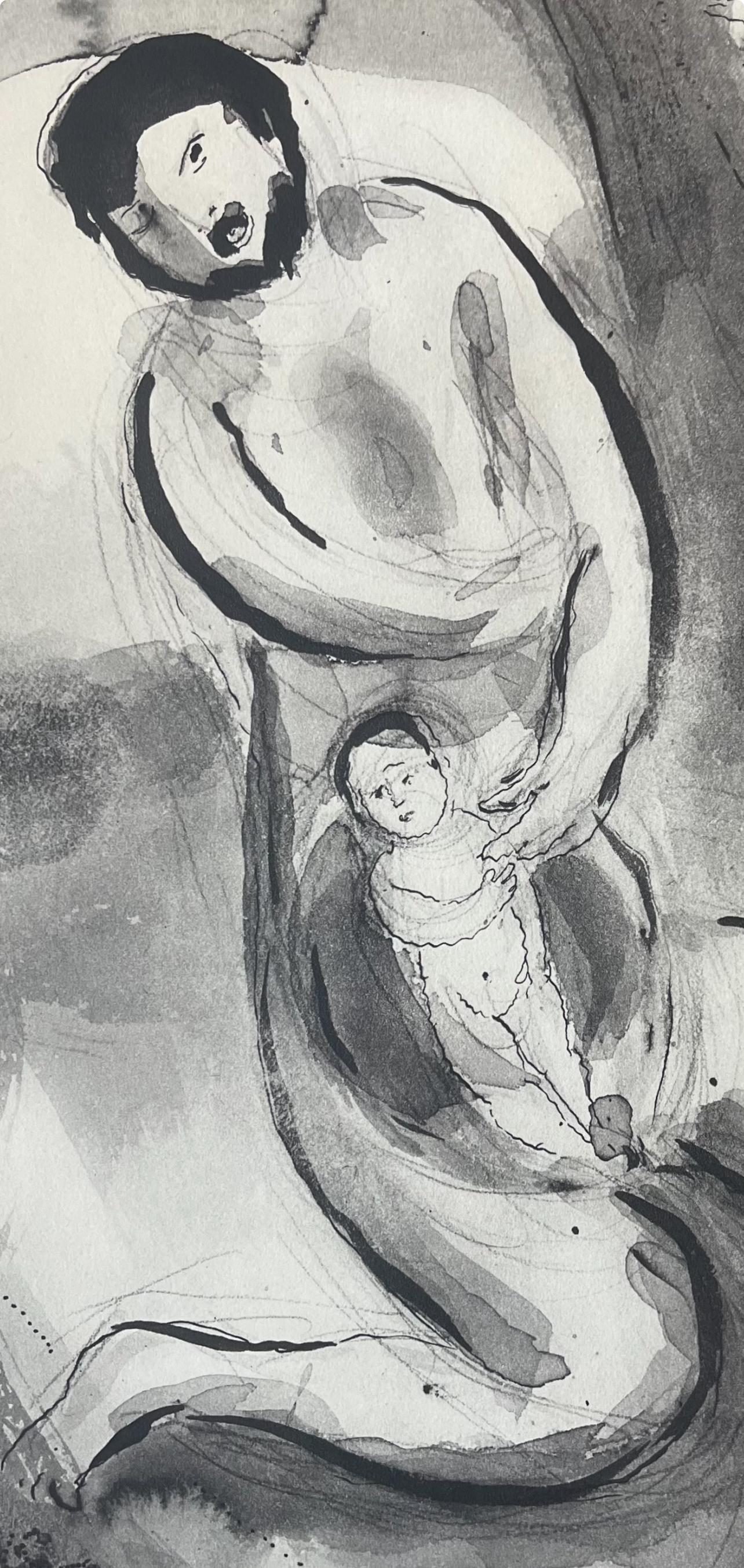 Composition, Contes de Boccace, Verve: Revue Artistique et Littéraire - Print by Marc Chagall