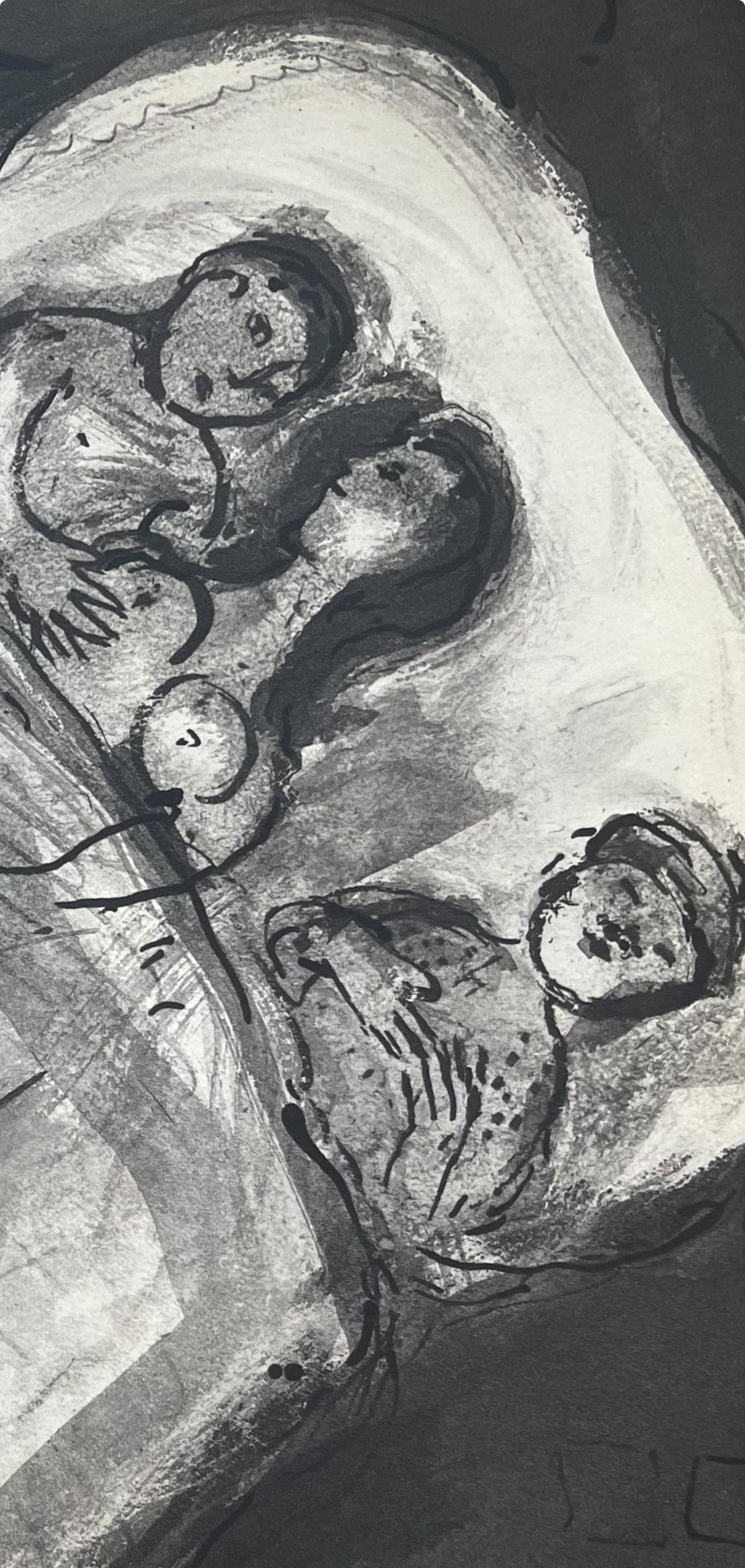 Komposition, Contes de Boccace, Verve: Revue Artistique et Littéraire – Print von Marc Chagall