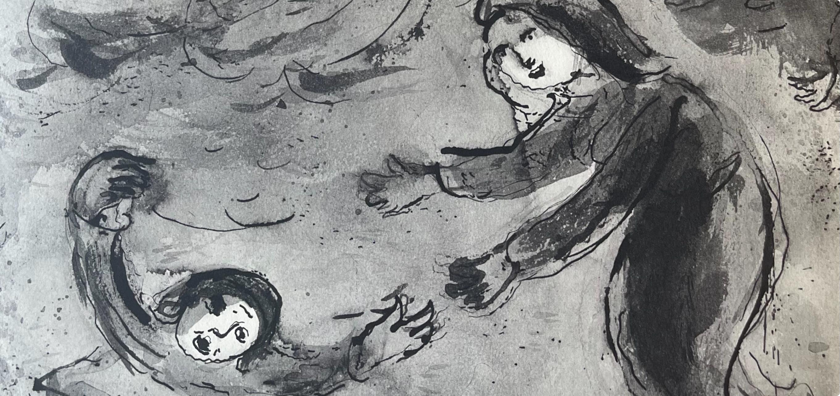 Composition, Contes de Boccace, Verve: Revue Artistique et Littéraire - Expressionist Print by Marc Chagall
