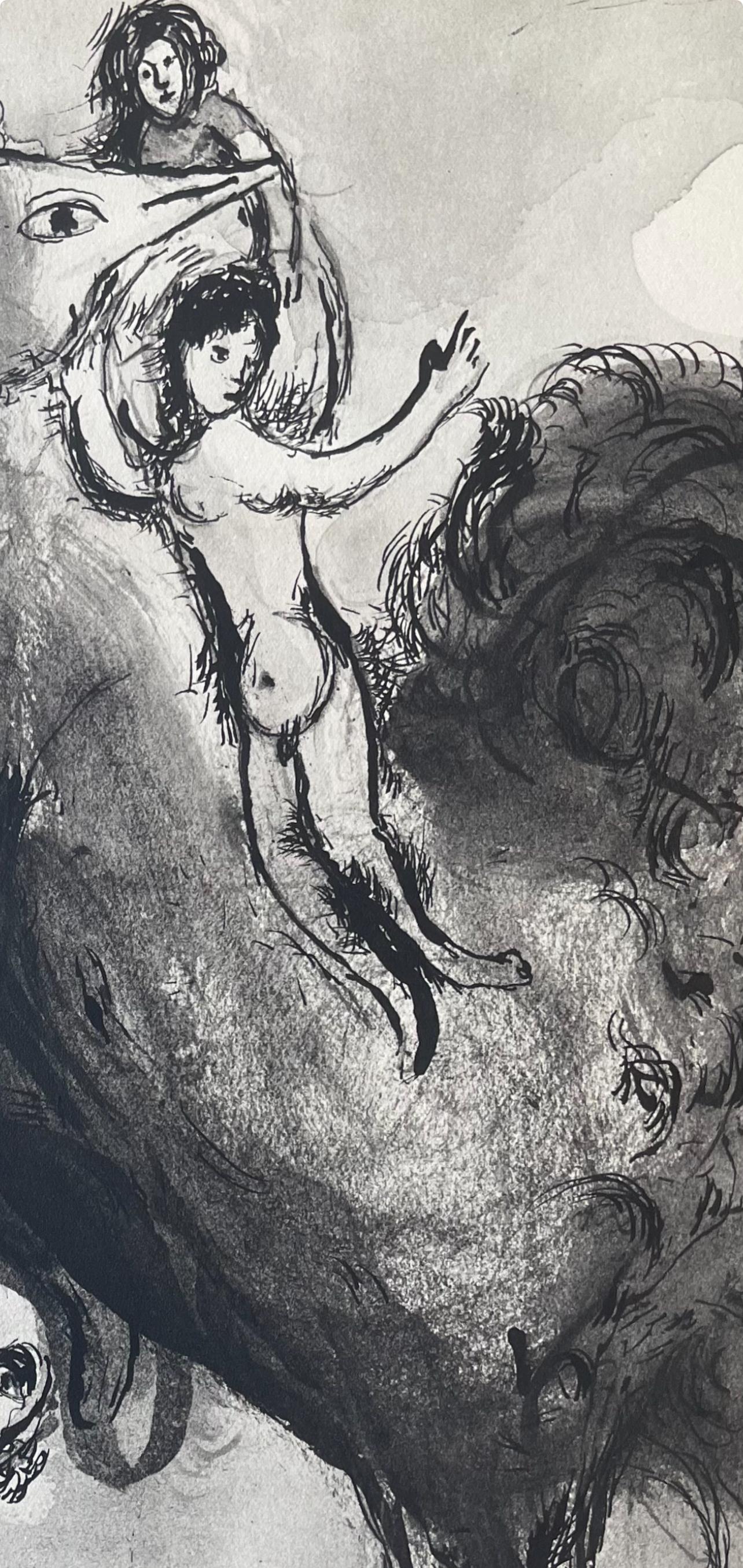 Composition, Contes de Boccace, Verve: Revue Artistique et Littéraire - Expressionist Print by Marc Chagall