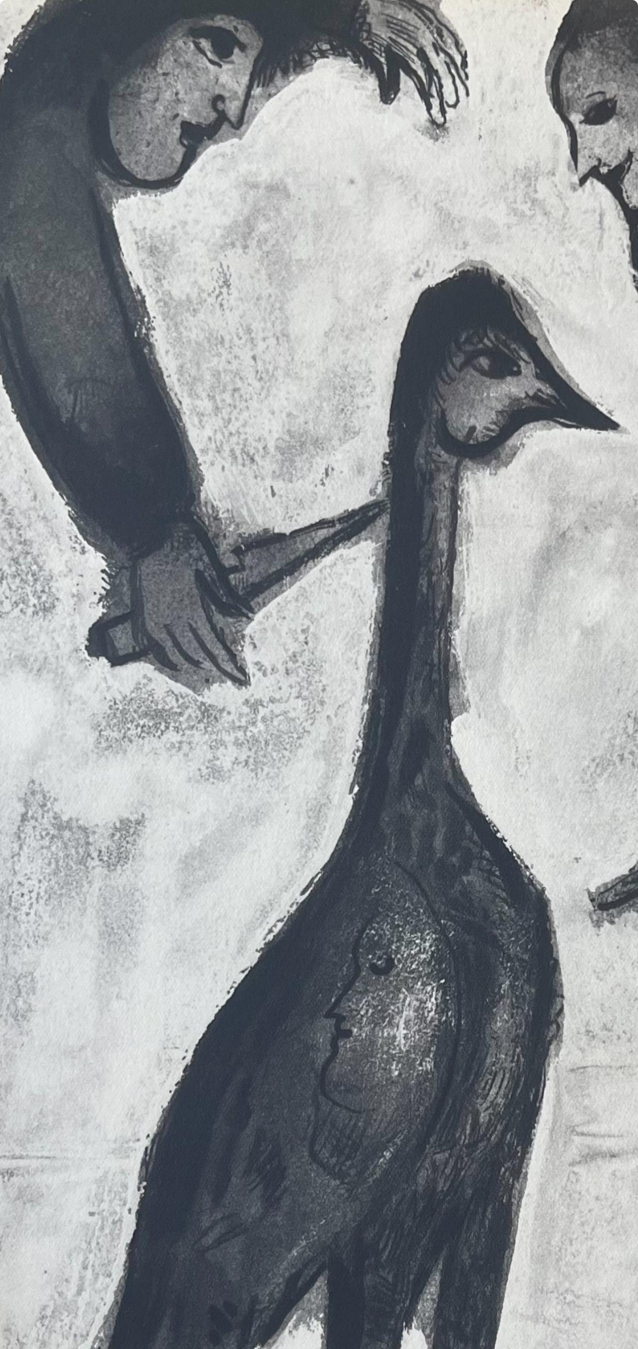 Composition, Contes de Boccace, Verve: Revue Artistique et Littéraire - Expressionist Print by Marc Chagall
