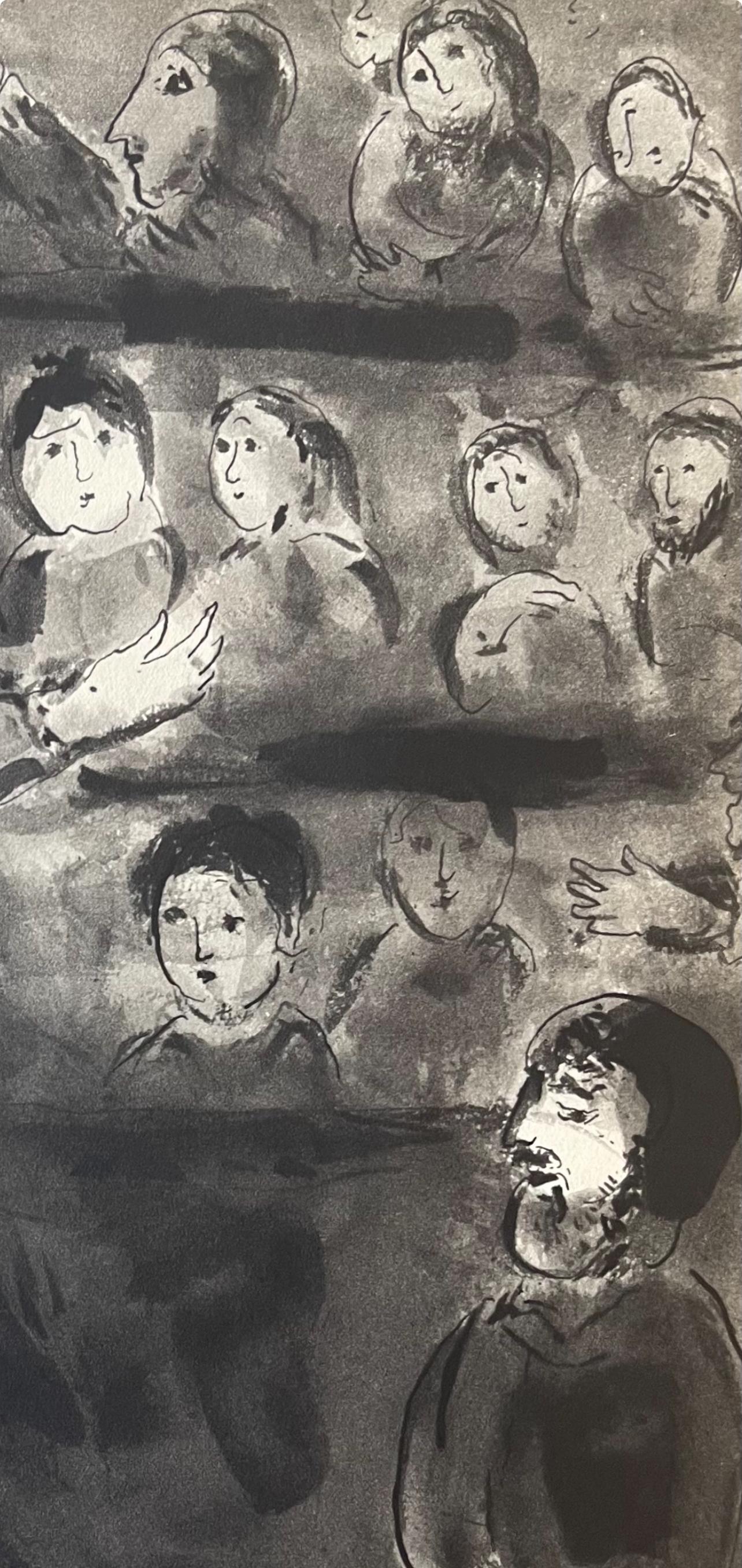 Composition, Contes de Boccace, Verve: Revue Artistique et Littéraire - Expressionist Print by Marc Chagall