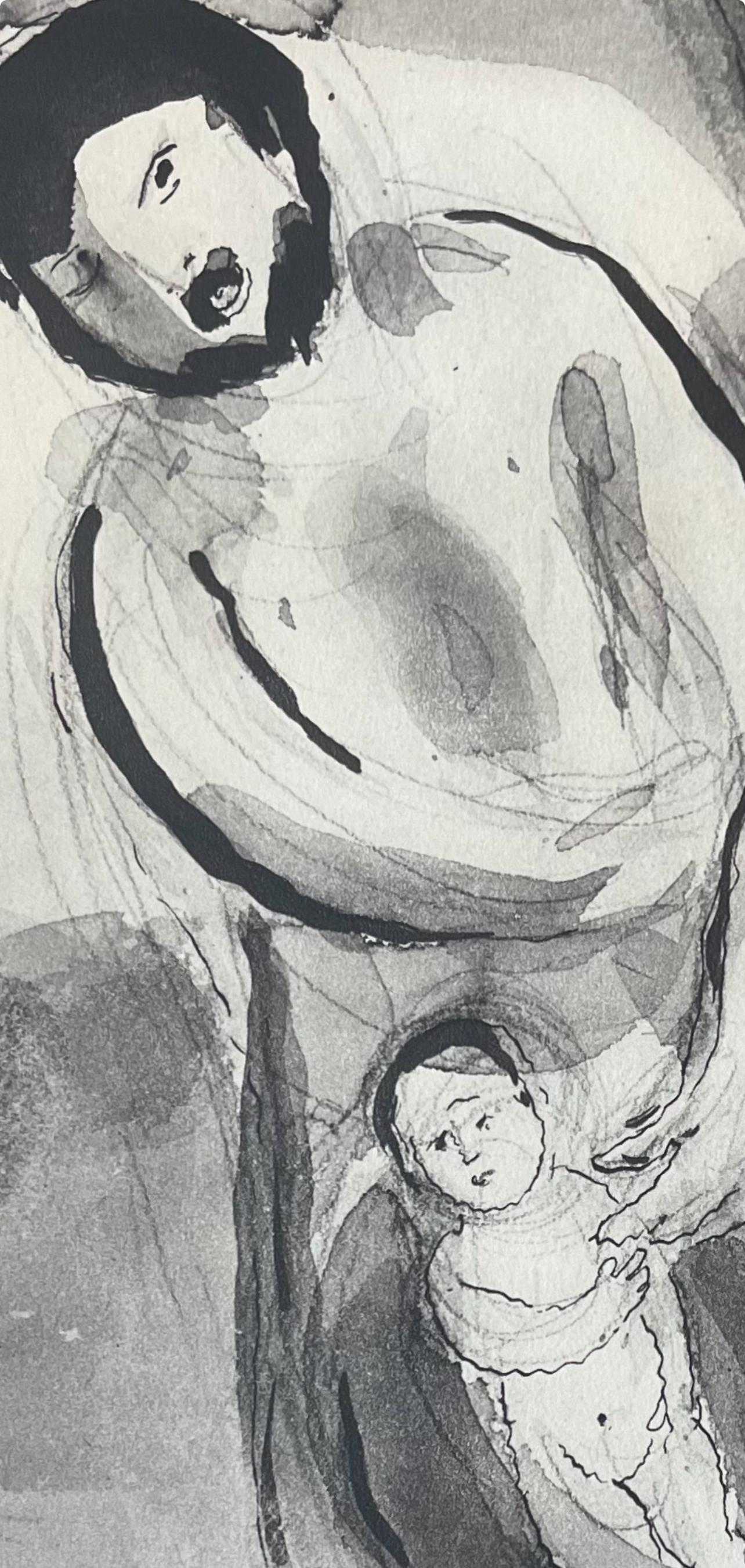 Composition, Contes de Boccace, Verve: Revue Artistique et Littéraire - Expressionist Print by Marc Chagall