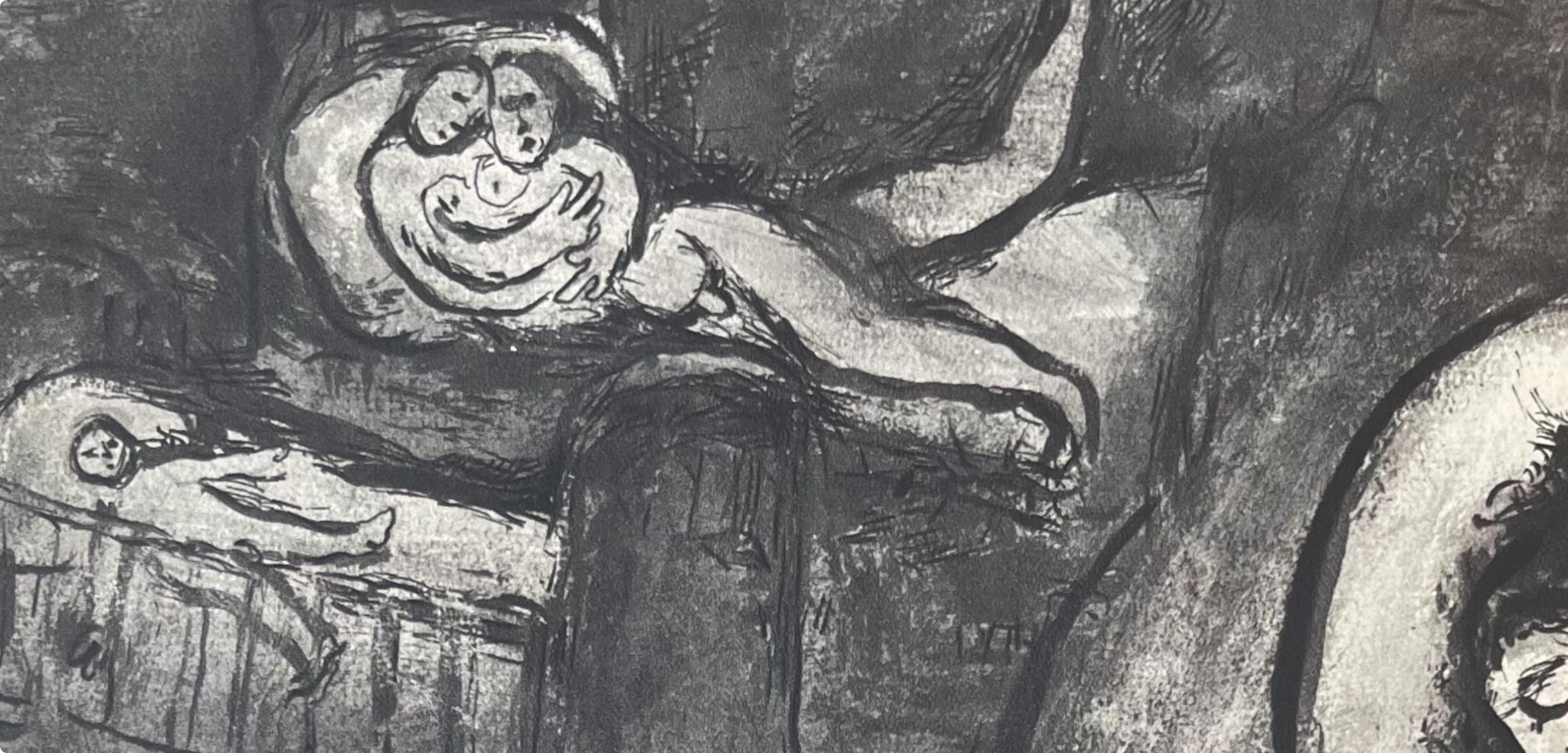 Composición, Contes de Boccace, Verve: Revista Artística y Literaria - Print Expresionista de Marc Chagall