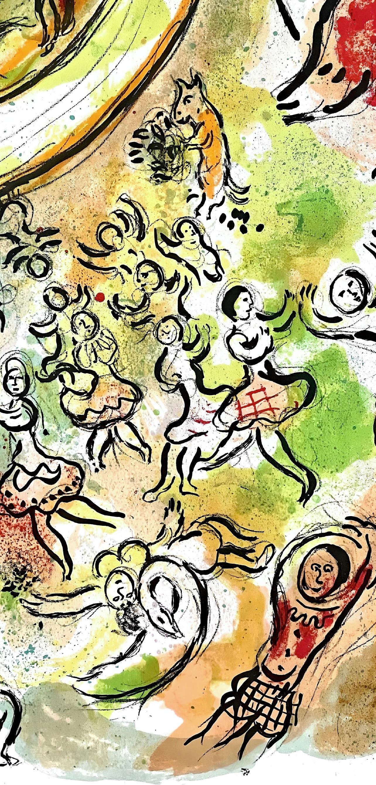 Composición (Cramer 61; Mourlot 434), Le plafond de l'Opéra - Print Expresionista de Marc Chagall
