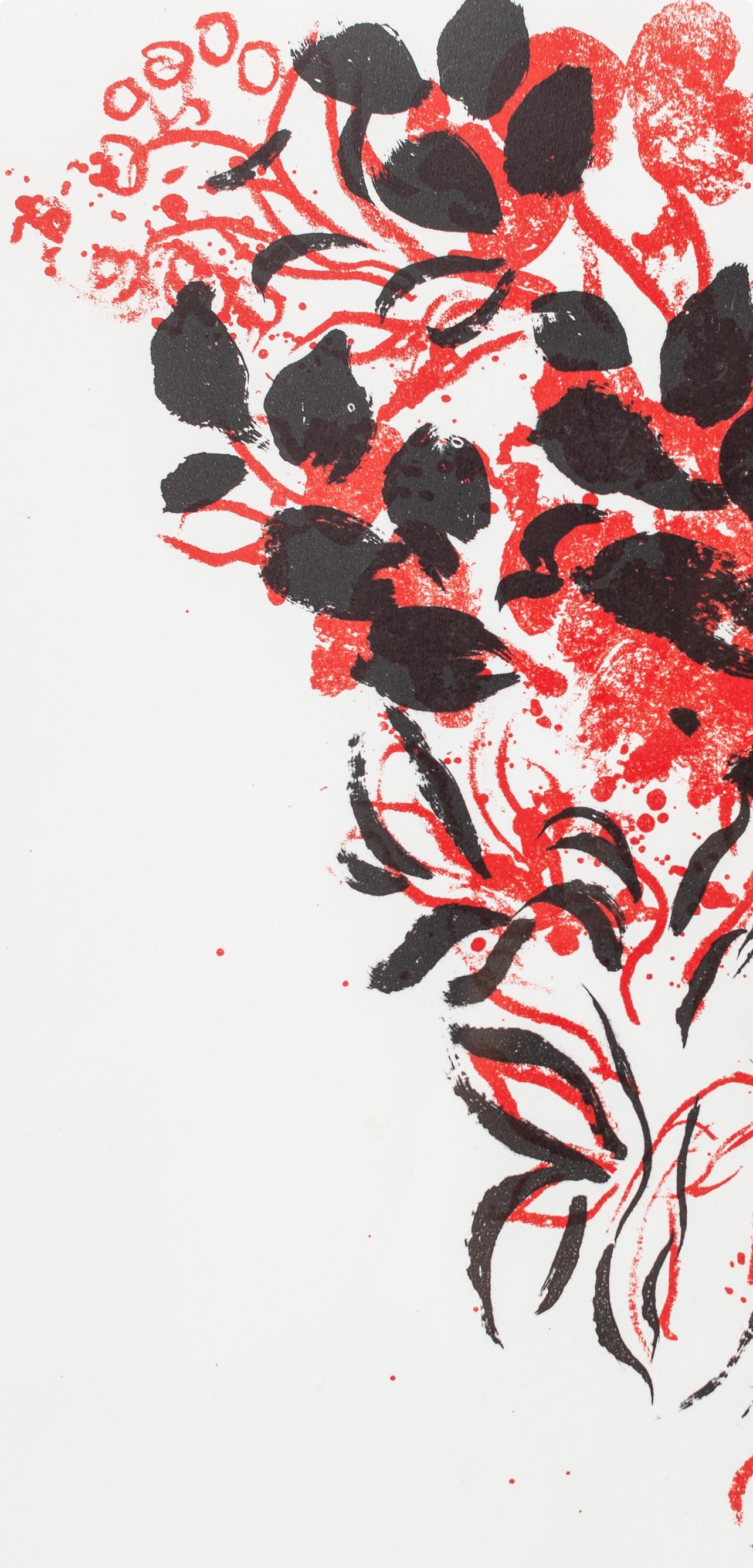 Composizione (Cramer 77; Mourlot 557), Le litografie di Chagall - Landscape Print Grigio di Marc Chagall