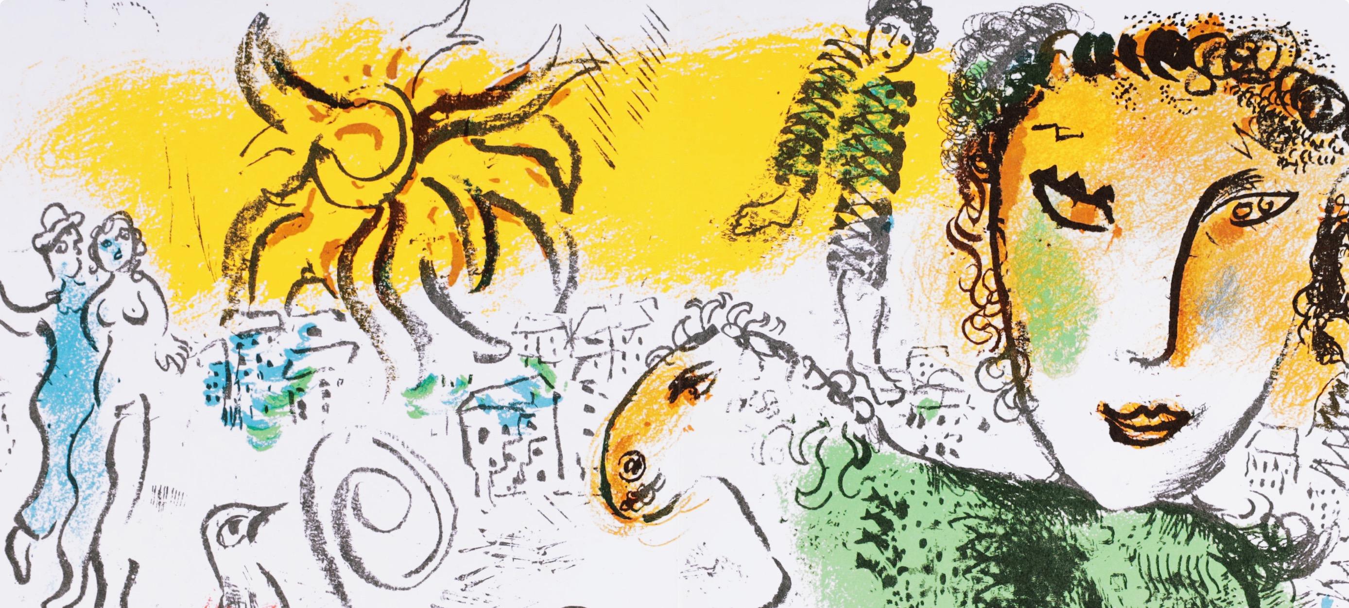 Composition (Cramer 93; Mourlot 699), Société internationale d'art XXe siècle - Print by Marc Chagall