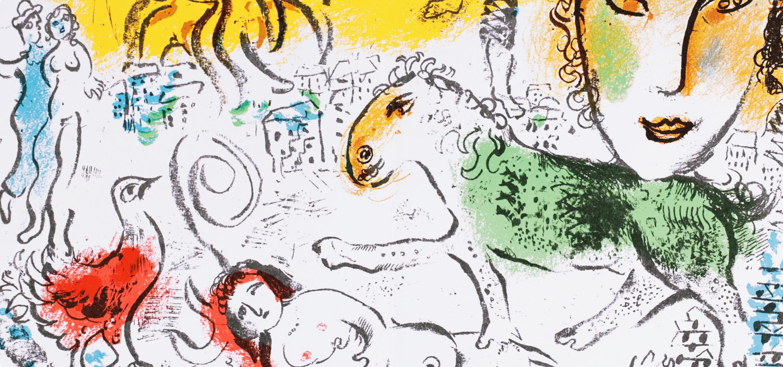 Composition (Cramer 93; Mourlot 699), Société internationale d'art XXe siècle - Expressionist Print by Marc Chagall