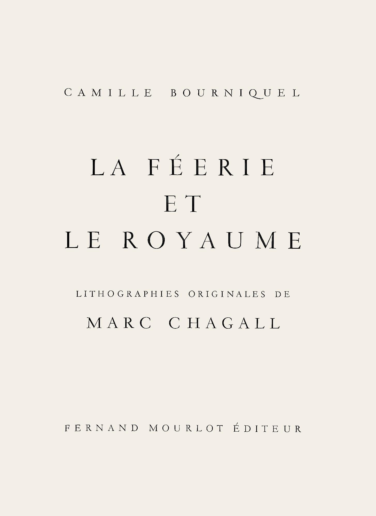 Komposition (Mourlot 668-677), La Féerie et Le Royaume, Marc Chagall im Angebot 3