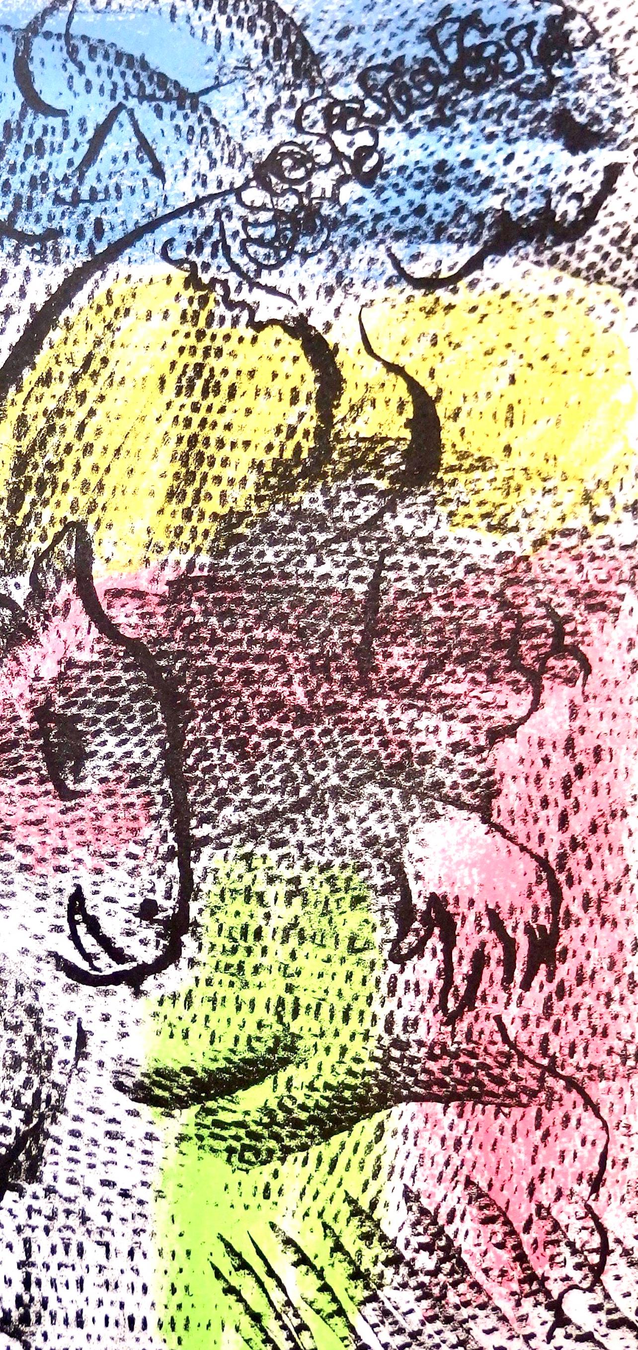 Composición (Mourlot 680), Société internationale d'art XXe siècle - Print de Marc Chagall