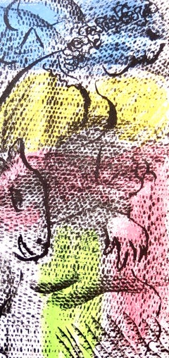 Marc Chagall, Le cheval rouge, extrait de XXe Siecle, 1970