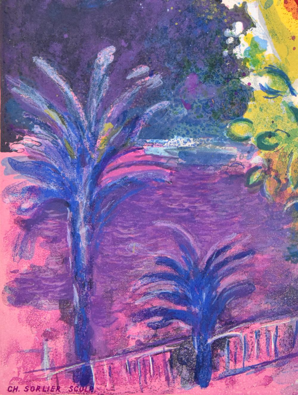 Couple dans Mimosa (Ehepaar in Mimosen), aus Nizza und der Cte d''Azur 1
