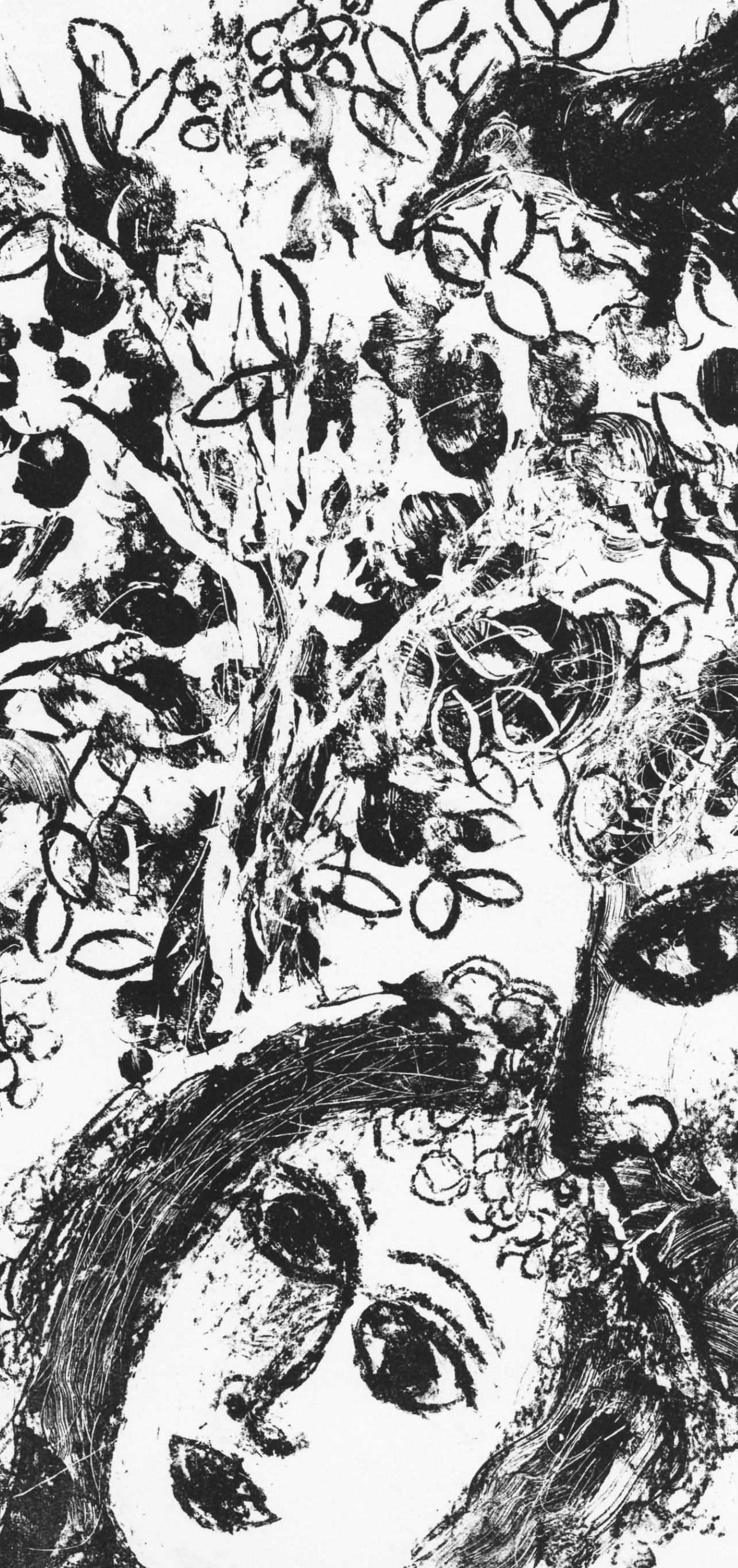 Couple Devant L’arbre (Cramer 43; Mourlot 292), The Lithographs of Chagall - Print by Marc Chagall