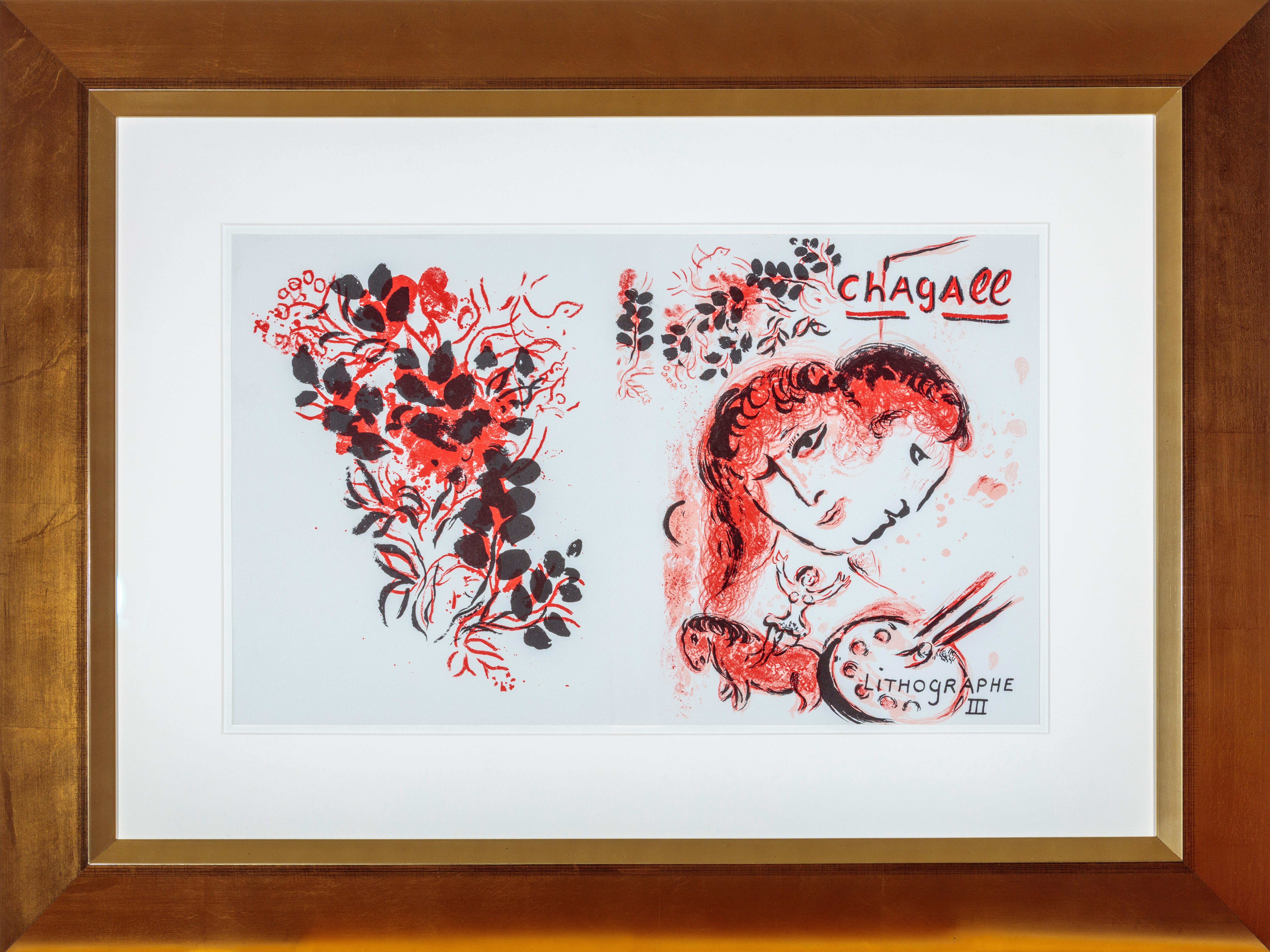 Couverture (Cover-jacket) - Print by Marc Chagall