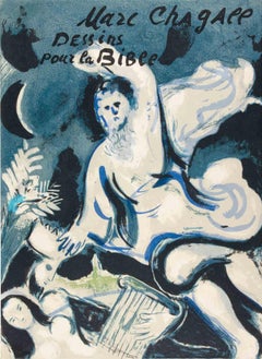 Couverture pour Dessins pour la Bible - Lithographie de Marc Chagall - 1960