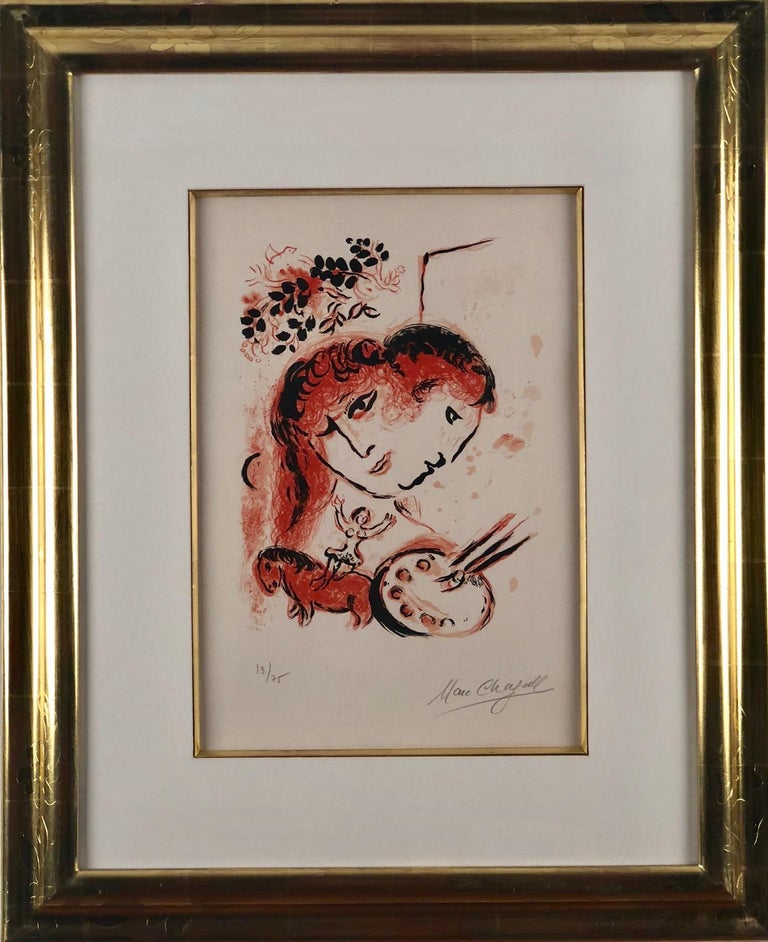 Marc Chagall Cover from "Chagall Lithographs", Print For Sale at 1stdibs