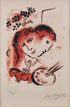 Marc Chagall, Cover from "Chagall Lithographs"