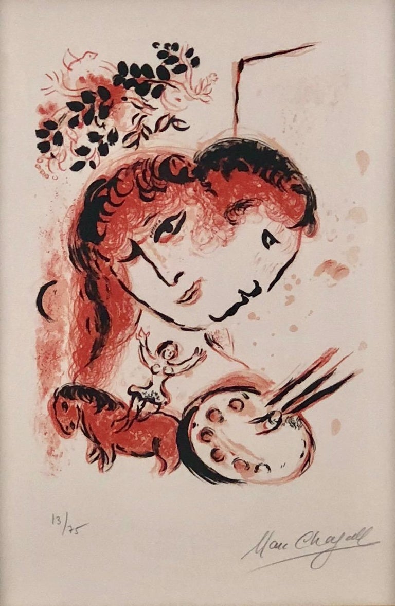 Marc Chagall Cover from "Chagall Lithographs", Print For Sale at 1stdibs