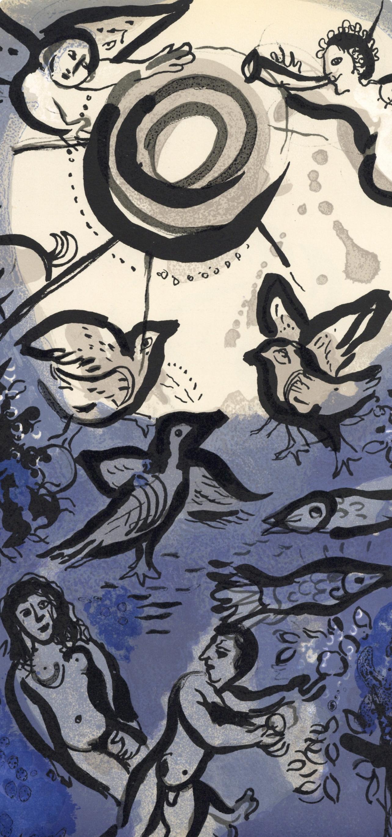 Création (Mourlot 230-77; Cramer 42) – Print von Marc Chagall