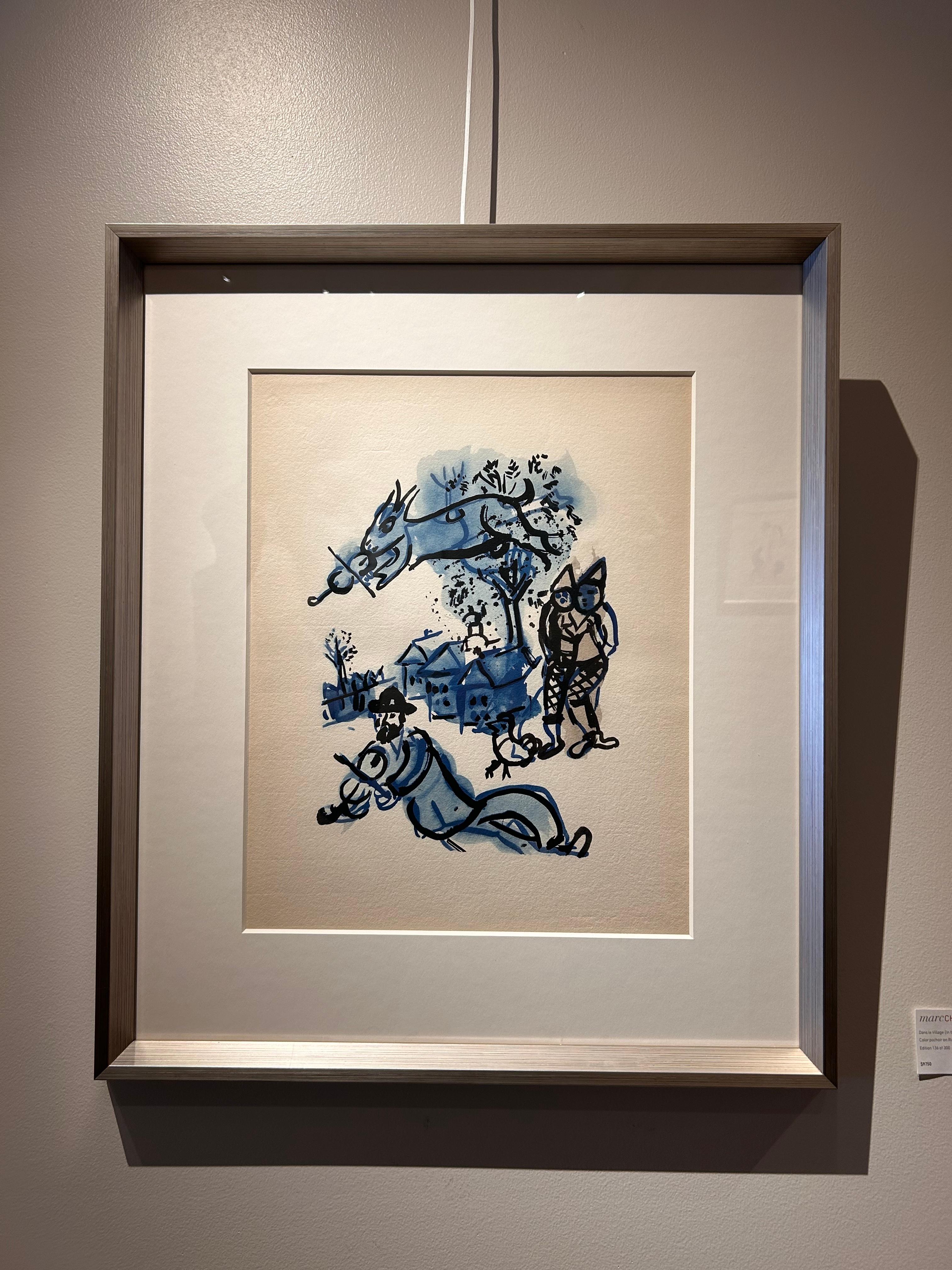 Dans Le Village - Print by Marc Chagall