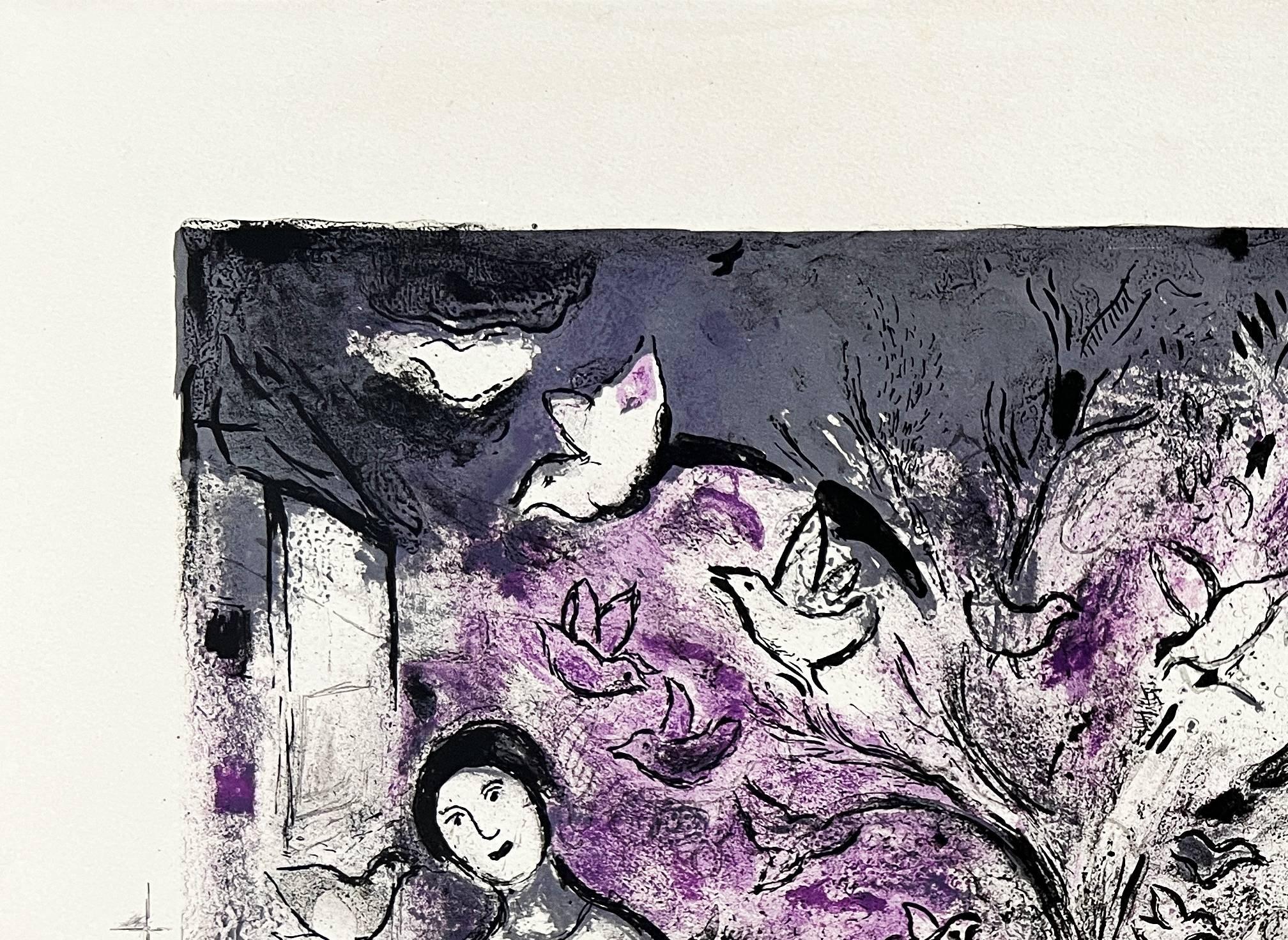 Daphnes and Chloé, Planche XXVI - Print by Marc Chagall