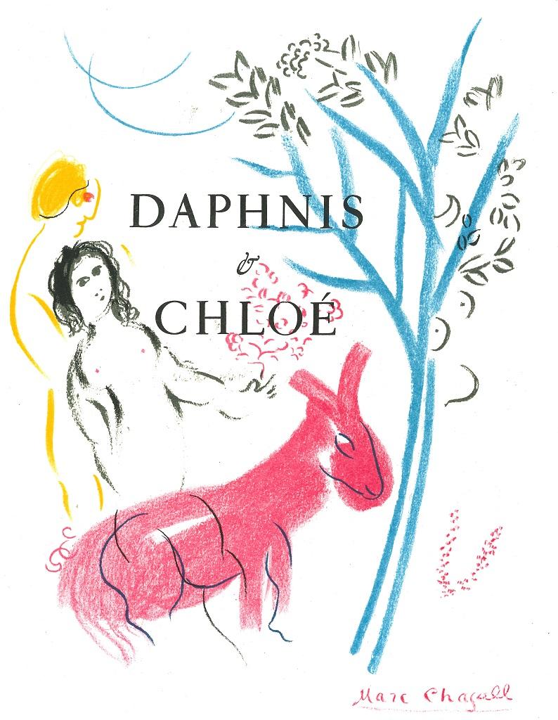 Daphnis and Chloè - Lithograph after Marc Chagall - 1982