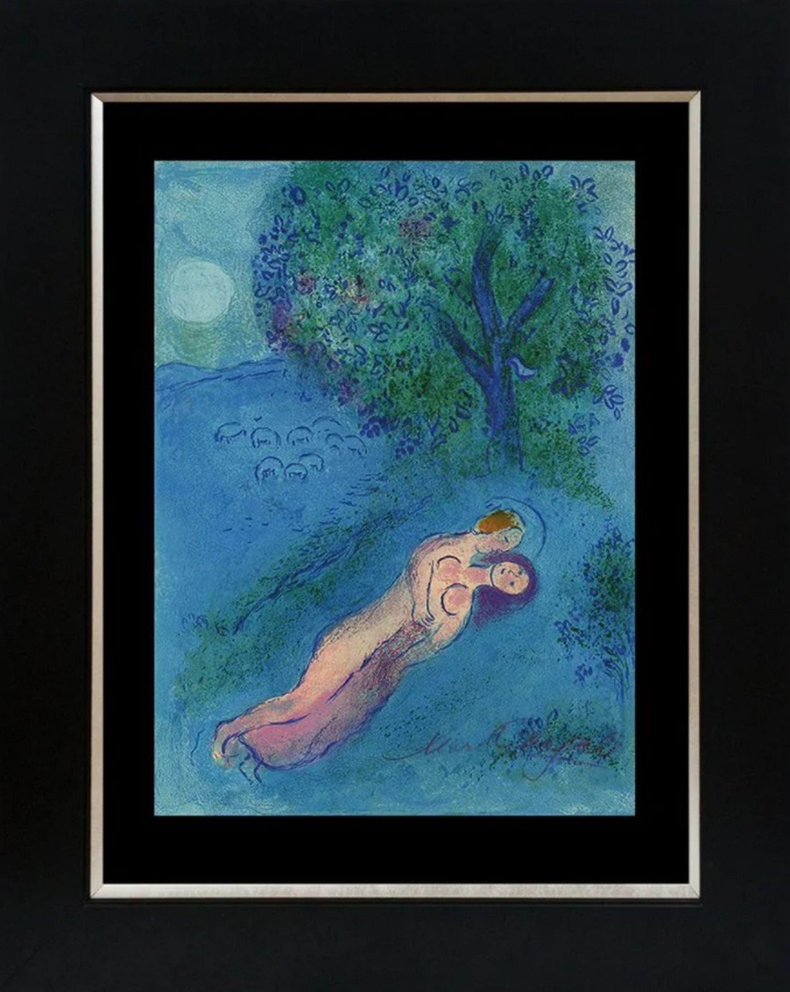 Daphnis and Chloe Suite. 1977, lithography, 33x25 cm  - Print by Marc Chagall