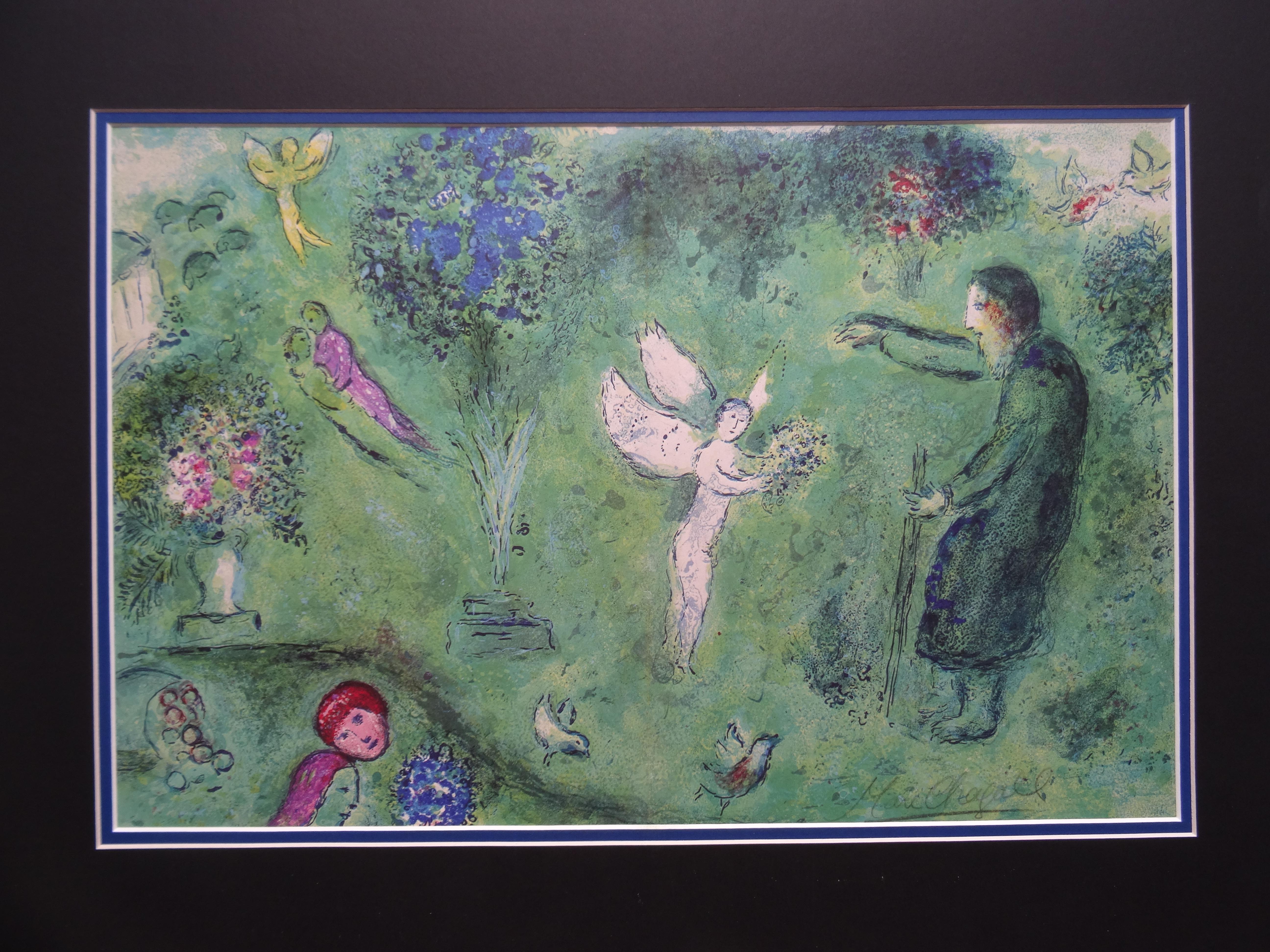 Daphnis and Chloe Suite. Paper, lithography, 31x47 cm - Print by Marc Chagall